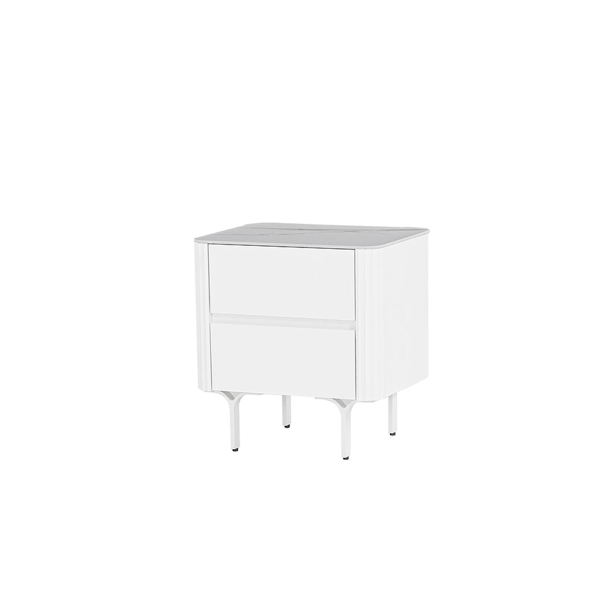 Bedside Table - White