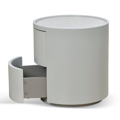 Bedside Table - Light Grey