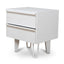 Bedside Table - Full White