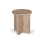 45cm Travertine Top Round Side Table