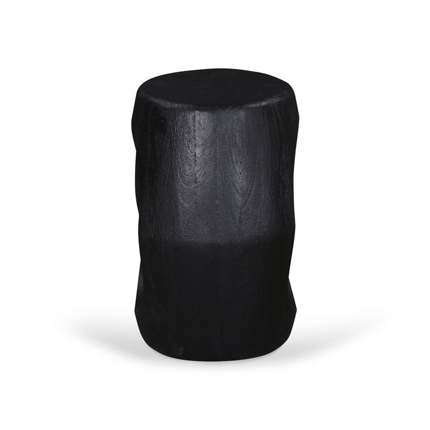 40cm Round Side Table - Full Black