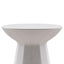 42cm Fibre Glass Side Table - White