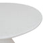 60cm Fibre Glass Side Table - White