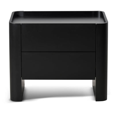 Bedside Table - Matte Black