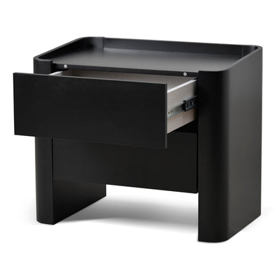 Bedside Table - Matte Black