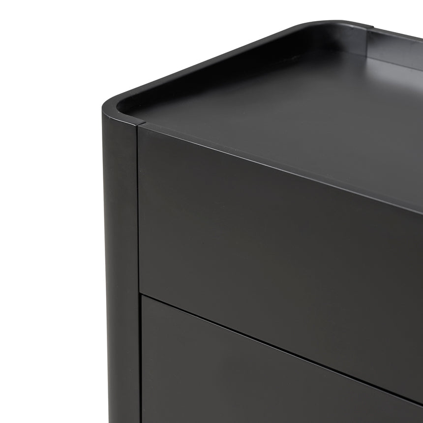 Bedside Table - Matte Black