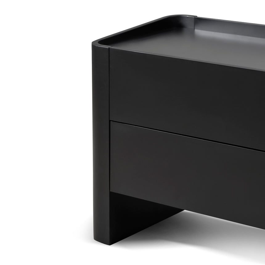 Bedside Table - Matte Black