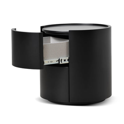 Bedside Table - Full Matte Black