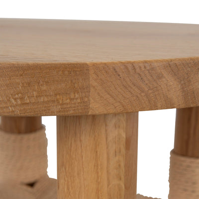 42cm Round Side Table - Natural