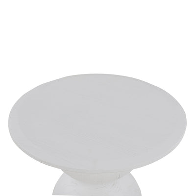 Round Side Table - Full White