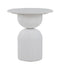 Round Side Table - Full White