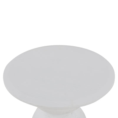 Round Side Table - Full White