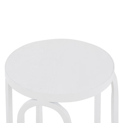 Oak Side Table - Full White