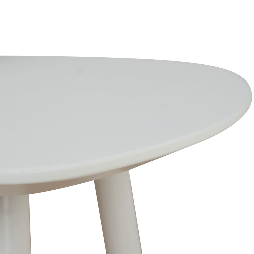 Set of 2 - Side Table - White