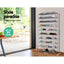 Shoe Rack Cabinet Stackable 10-Tier Grey
