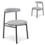 Fabric Dining Chair - Lava Grey (Set of 2)