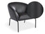 Solace Lounge Chair - Vintage Black Vegan Leather