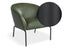 Solace Lounge Chair - Vintage Green Vegan Leather
