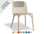 Split Chair Upholstered Seat and Back - by Ton