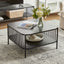 Marina Square Coffee Table Black