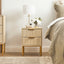 Indy Bedside Table Natural (Set of 2)