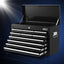 Giantz 10 Drawer Tool Box Cabinet Chest Toolbox Storage Garage Organiser Black