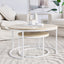 Nesting Sonoma Coffee Tables Set Of 2 White