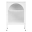 Eve Modern Metal Side Table White