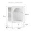 Eve Modern Metal Side Table White