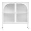 Eve Modern Metal Cabinet White