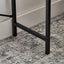Haven Sliding Door Console Table Black (100cm)
