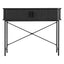 Haven Sliding Door Console Table Black (100cm)