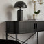 Haven Sliding Door Console Table Black (100cm)