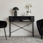 Haven Sliding Door Console Table Black (100cm)