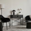 Haven Sliding Door Console Table Black (100cm)