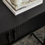 Haven Sliding Door Console Table Black (100cm)