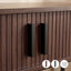 Haven Sliding Door Console Table Walnut (100cm)