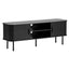 Haven Sliding Door Entertainment Unit Black (140cm)