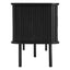 Haven Sliding Door Entertainment Unit Black (140cm)