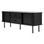 Haven Sliding Door Entertainment Unit Black (140cm)