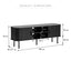 Haven Sliding Door Entertainment Unit Black (140cm)