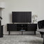Haven Sliding Door Entertainment Unit Black (140cm)