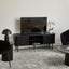 Haven Sliding Door Entertainment Unit Black (140cm)