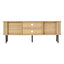 Haven Sliding Door Entertainment Unit Natural (140cm)