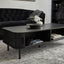 Haven Sliding Door Coffee Table Black