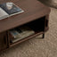 Haven Sliding Door Coffee Table Walnut