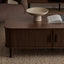 Haven Sliding Door Coffee Table Walnut