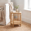 Harbour Bamboo Rattan Side Table