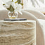 Astrid Green Marble Look Side Table