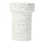 Leon Terrazzo Side Table Stool Speckle White